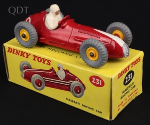 Dinky toys 231 maserati racing car kk643 front