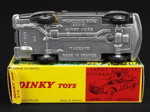 French dinky toys 516 mercedes 230 sl kk644 base