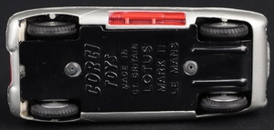 Corgi toys 151 lotus eleven le mans racing car kk647 base