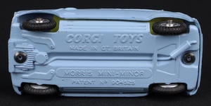 Corgi toys 226 morris mini minor kk655 base