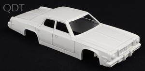 Factory unfinished casting dinky toys244 plymouth police car kk666 front