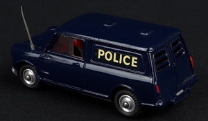 Corgi toys 448 bmc mini police van tracker dog kk692 back