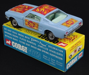 Corgi toys 348 ford mustang flower power kk707 back