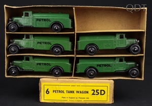 Trade box dinky toys 25d petrol tank wagons kk730 front