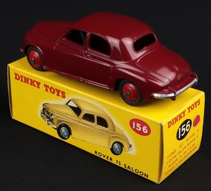 Dinky toys 156 rover 75 saloon kk736 back