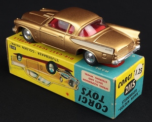 Corgi toys 211s studeabker golden hawk kk743 back