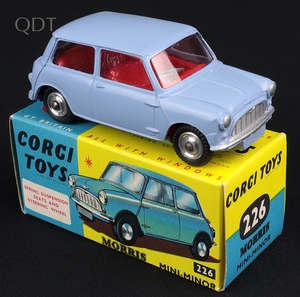 Corgi toys 226 morris mini minor kk747 front