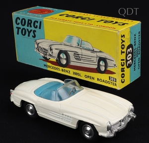 Corgi toys 303 mercedes open roadster kk752 front