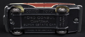Corgi toys 491 ford consul cortina super estate car kk754 base