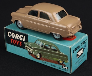 Corgi toys 200 ford consul saloon kk779 back