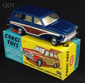 Corgi toys 491 ford consul super estate car kk784 front