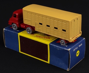 Matchbox major pack no.7 cattle truck kk812 back