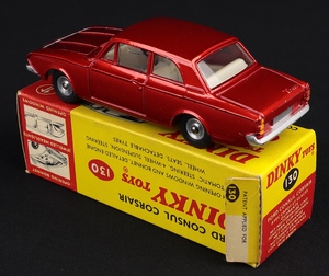 Dinky toys 130 ford consul corsair kk822 back