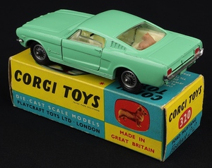 Corgi toys 320 ford mustang fastback=back