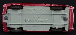 Corgi toys 316 nsu sport prinz kk832 base
