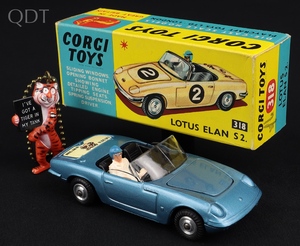 Corgi toys 318 lotus elan s2 kk836 front
