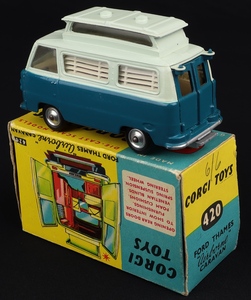 Corgi toys 420 ford thames 1 airborne caravan kk858 back