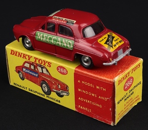 Dinky toys 268 renault dauphine minicab kk863 back