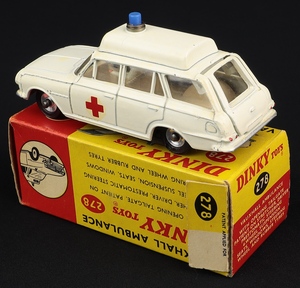 Dinky toys 278 vauxhall ambulance kk873 back