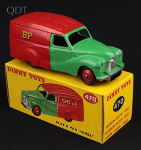 Dinky toys 470 austin van shell kk875 front