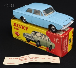 Dinky toys 130 ford consul corsair kk876 front