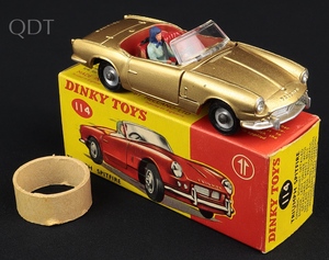 Dinky toys 114 triumph spitfire kk878 front