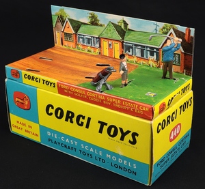 Corgi toys 440 ford cortina golfing set kk889 plinth