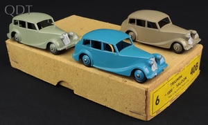 Trade box dinky toys 40b triumph kk896 front