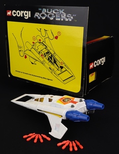 Corgi 1363 buck rogers starfighter 'little & large set' kk938 back
