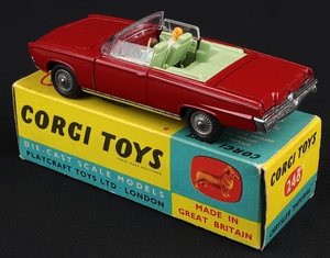 Corgi toys 246 chrysler imperial kk982 back