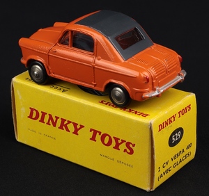 French dinky toys 529 2 cv vespa 400 ll7 back