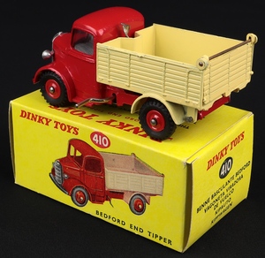 Dinky toys 410 bedford end tipper ll29 back