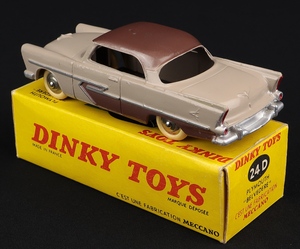 French dinky toys 24d plymouth belvedere ll33 back
