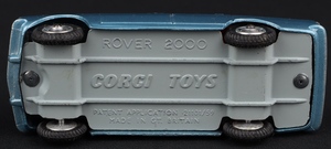 Corgi toys 252 rover 2000 ll60 base