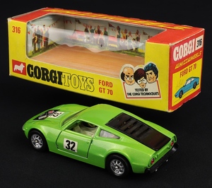 Corgi toys 316 ford gt 70 ll72 back