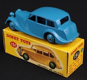 Dinky toys 151 triumph 1800 saloon ll96 back