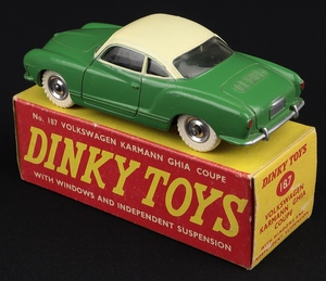 Dinky toys 187 volkswagen karmann ghia coupe ll115 back