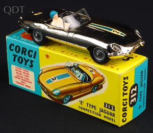 Corgi toys 312 e type jaguar ll121 front