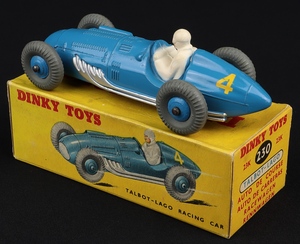 Dinky toys 23k 230 talbot lago racing car ll153 back