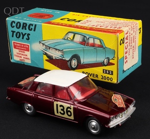 Corgi toys 252 rover monte carlo ll206 front