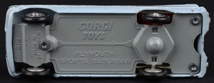 Corgi toys 219 plymouth station wagon ll216 base