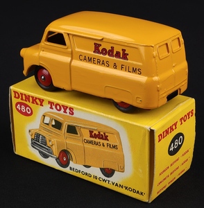 Dinky toys 480 kodak bedford van ll65 back