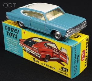 Corgi toys 263 marlin rambler sports fastback ll279 front