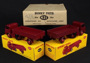Trade carton diny toys 30w 421 hindle smart electric articulated lorry ll306 back