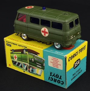 Corgi toys 354 military ambulance bedford ll233 back