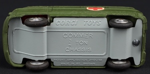 Corgi toys 354 military ambulance bedford ll233 front