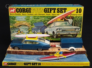 Corgi toys gift set 10 marlin rambler kayak set ll238 front