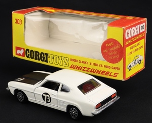 Corgi toys 303 roger clark's ford capri ll239 back