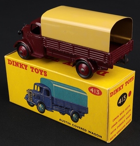 Dinky toys 413 austin covered wagon ll343 back