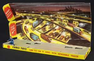 Corgi toys 1137 ford tilt cab trailer express service ll411 plinth